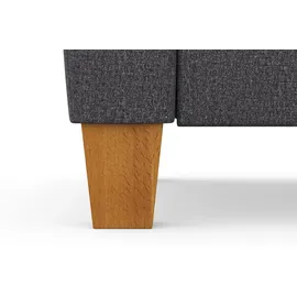 Home Affaire Recamiere HOME AFFAIRE "Lindgren", braun (espresso), B:206cm H:84cm T:93cm, 100% Polyester, Sofas, Recamiere, wahlweise motorische TV-Funktion, Bettkasten und Kopfteilverstellung