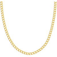 Line Panzer Necklace - Vergoldet-Silber Sterling 925 / 450 - 45 cm - A-Hjort Jewellery