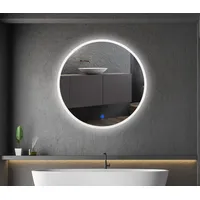 ChiliTec LED Spiegel Espelho R50" Ø50cm 230V 19W, 1400lm 4000k Touchschalter