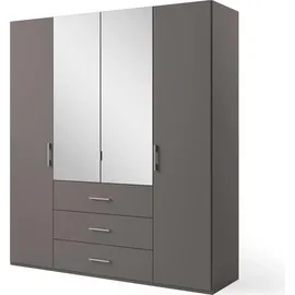 Set One by Musterring Drehtürenschrank Henderson 201 x 223 x 60 cm Grau