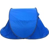 Defactoshop Wurfzelt Wurf Zelt Sekundenzelt 2-3 Person Outdoor Campingzelt Tent Pop Up 245x145x110cm Diverse Farben inkl. Herringe & Seile, Personen: 20 blau