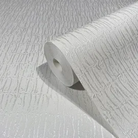 Marburg Textured Tones Vliestapete 53 cm x 10 m 0 g weiß 34193