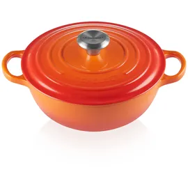 Le Creuset Signature La Marmite Bräter 24 cm ofenrot