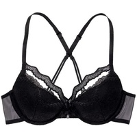 petite fleur gold Push-up-BH Damen schwarz Gr.90A