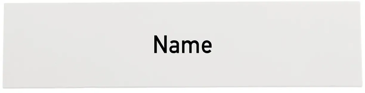 Namensschild-Einlage LIRA mit Gravur