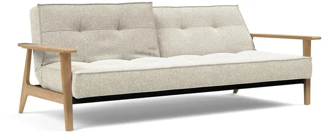 Klappsofa Splitback Frej Innovation Living weiß, Designer Oliver Weiss Krogh, Per Weiss, 232 cm. hinten 200x80x99 cm