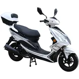 GT UNION GT3 25 50 ccm 2,7 PS 25 km/h Weiß mit Topcase
