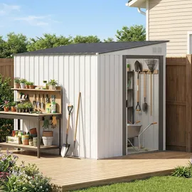 Outsunny Gerätehaus 2,81 x 2,06 m Anthrazit