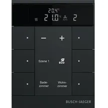 Busch-Jaeger SBR-F-6.0.11-885 Raumthermostat 6-fach schwarz matt