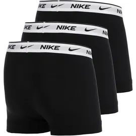 Nike Essential Cotton Stretch Trunk Schwarz / Weiß XL 3er Pack