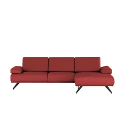 SOHO Ecksofa  Gemma ¦ rot ¦ Maße (cm): B: 282 H: 84 T: 166