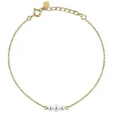 La Petite Story Armband Gold/Perlweiß LPS05AWV87 Größe 18