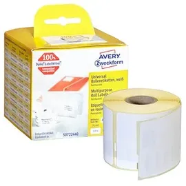 Avery Zweckform Universaletiketten AS0722440 Weiß 54 x 70 mm 1 Rolle à 320 Etiketten