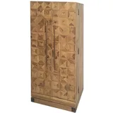 Hti-Living Barschrank Imelda 49 x 45 x 107 cm Blau/Braun