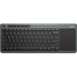 Rapoo K2600 Tastatur RF Wireless QWERTZ Deutsch Schwarz, Grau