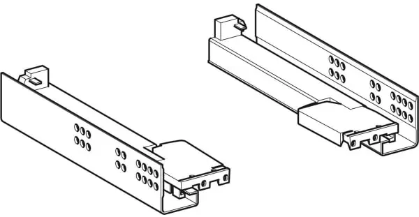 Geberit Set Schubladenschienen für iCon US Für WT Breite 53 cm, L:25 cm