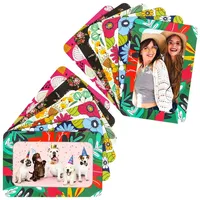 Belle Vous 12er Pack Assortierter Magnetischer Bilderrahmen für Kühlschrank