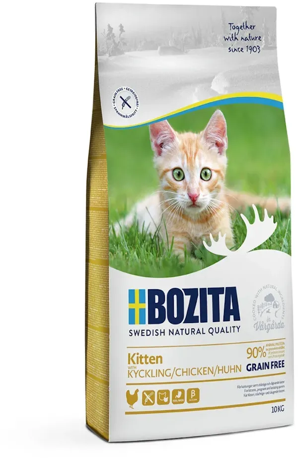 Bozita Kitten Grain Free Chicken Katzentrockenfutter 10 Kilogramm