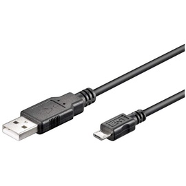goobay USB 2.0 Hi-Speed 060, m Micro-USB B USB A auf Micro USB Kabel 0,6 Meter