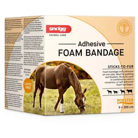 sn√∂gg Snögg Animal Care Foam Bandage, 9 x 200 cm - elastischer Schaumverband für Tiere