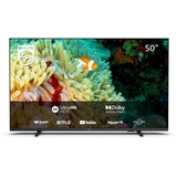 Philips 50PUS7607/12 126 cm (50 Zoll) Fernseher (4K UHD, HDR10+ kompatibel, 60 Hz, Dolby Vision & Atmos, Smart TV (Works with Google Assistant), Triple Tuner, Mattschwarz) [Modelljahr 2022]