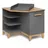 VitaliSpa Wickelkommode Malia, Grau/artisan, 85 x 85.2 cm mit Tür,