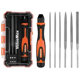 luxuskollektion Nadelfeilen Set 7tlg. Mini Feilenset mit austauschbarem Feilensatz