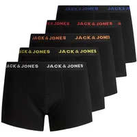 JACK & JONES Black Friday Boxershorts 5 Einheiten Black / Detail Black / Black M