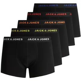 JACK & JONES Black Friday Boxershorts 5 Einheiten Black / Detail Black / Black M