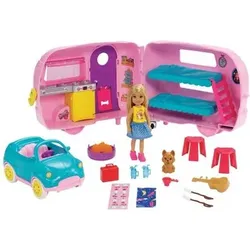 MATTEL FXG90 Barbie Chelsea Camper und Puppe Spielset