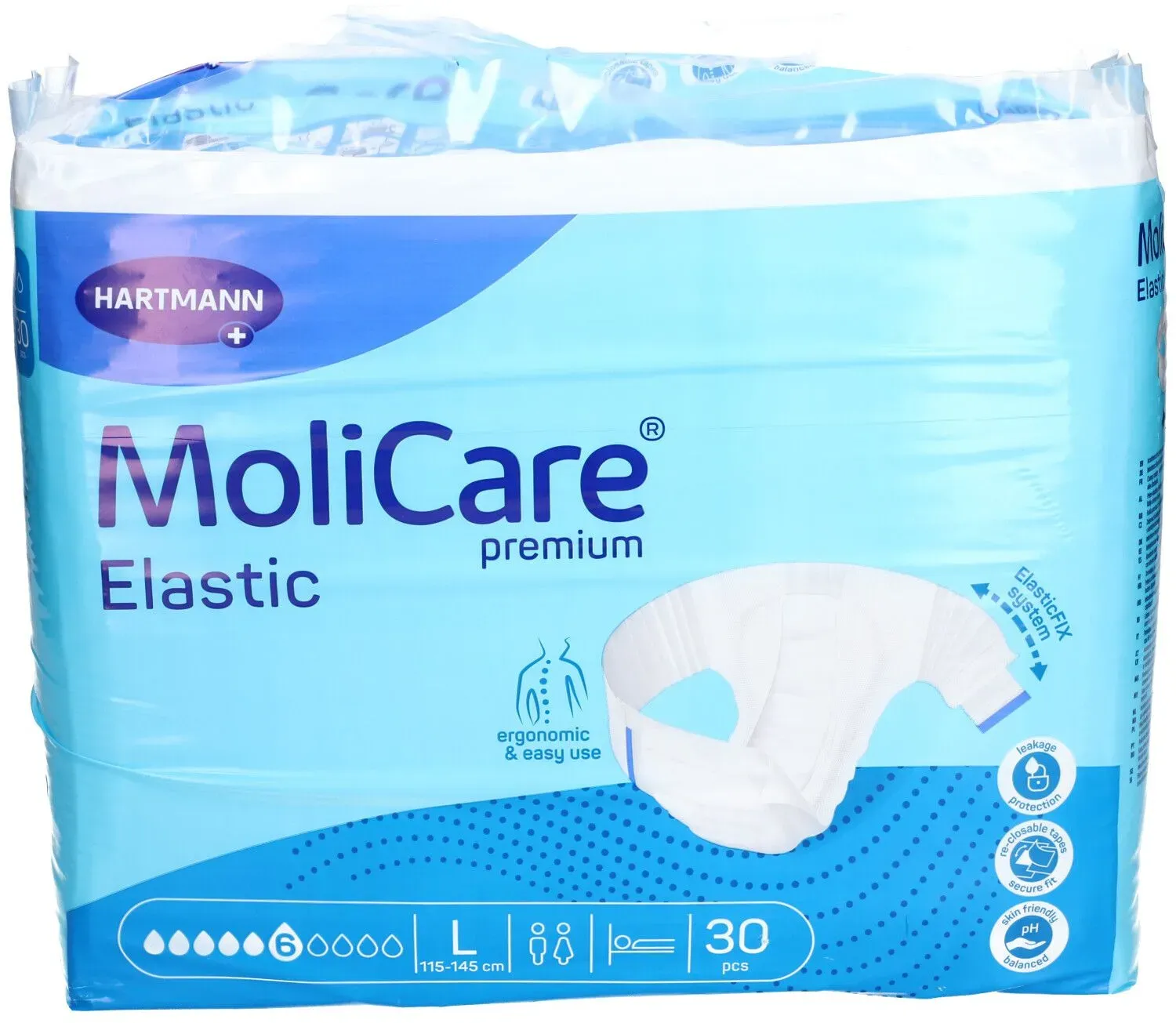 Molicare Elastic L 6 Tropfen 30 Stk