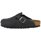 Birkenstock Boston Nubukleder geölt schwarz 43