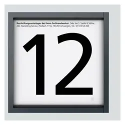 Siedle&Söhne Informations-Modul 12VDC anthrazitgrau IM 612-0 AG