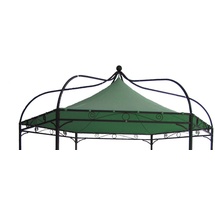 DEGAMO Ersatzdach für Pavillon MODENA, Polyester PVC-beschichtet grün