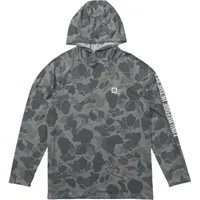 Salty Crew Hood Tech Langarm-rash Guard Sand Camo XL