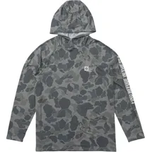 Salty Crew Hood Tech Langarm-rash Guard Sand Camo XL
