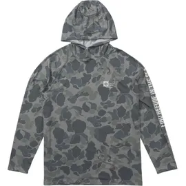 Salty Crew Hood Tech Langarm-rash Guard Sand Camo XL