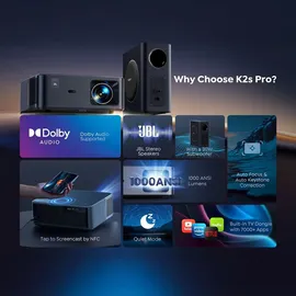 YABER K2s Pro LCD 800lm