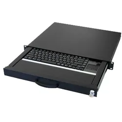 Aixcase AIX-19K1UKDETP-B - Tastatur - rack-montierbar