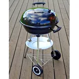 Kugelgrill Holzkohlegrill Rundgrill Grillwagen Grill -Standgrill - Ø 43,8 cm