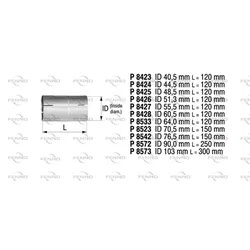 FENNO Abgasrohr, Universal  P8542