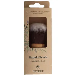 Bamboo Kabuki Pinsel Oval, Rund - Natur