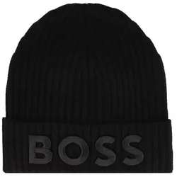 Boss Strickmütze black