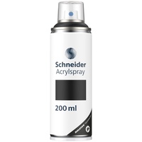 Schneider Paint-It 030 Supreme DIY Acrylspray Sprühfarbe Schwarz