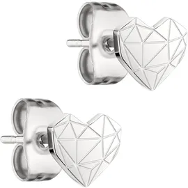 Liebeskind Berlin Ohrstecker Mini Broken Heart Edelstahl silber 13005105-0