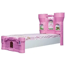 xlmoebel Kinderbett Prinzessin 90 x 190 cm Holz rosa