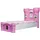 xlmoebel Kinderbett Prinzessin 90 x 190 cm Holz rosa