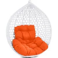 RAMROXX Kissen für Hängesessel Korb inkl. Rückenteil 2-teiliges Set