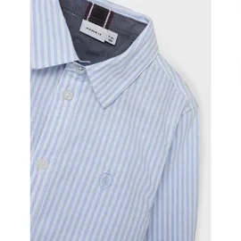 NAME IT Langarmhemd NKMNewsa (1-tlg) blau 146/152