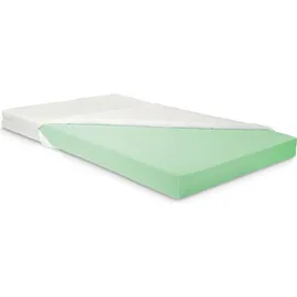 [en.casa] Polsterbett Nola mit Matratze 140x200 cm Leinen Beige [en.casa] Bett, 140 x 200